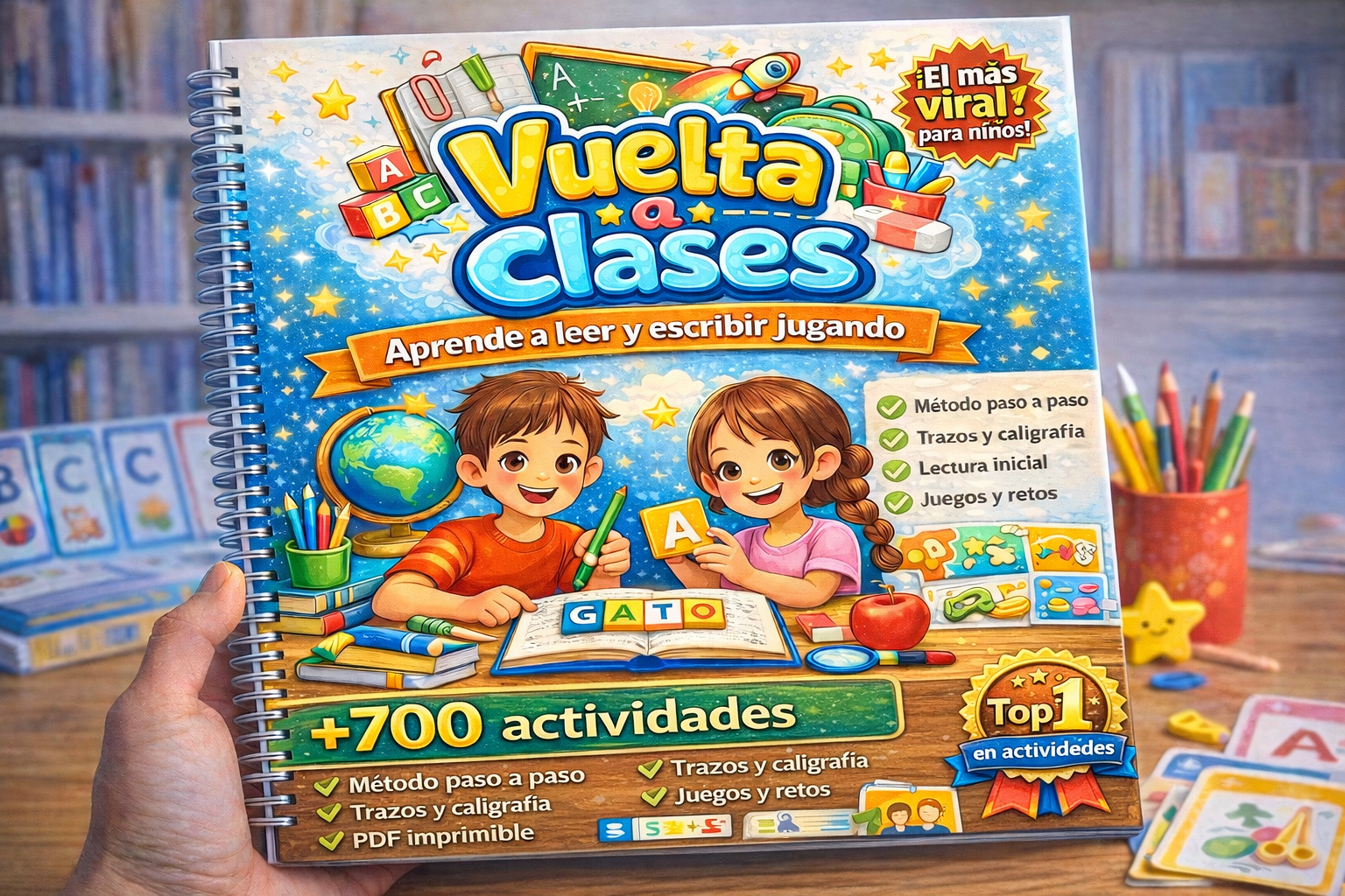 Ebook Educativo para Niños – Método Paso a Paso de Lectoescritura + Trazos y Caligrafía (PDF)